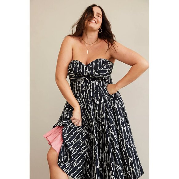 As seen on Taylor Swift! Anthropologie Girls From Savoy Retro Cerys Dress - Picture 2 of 16